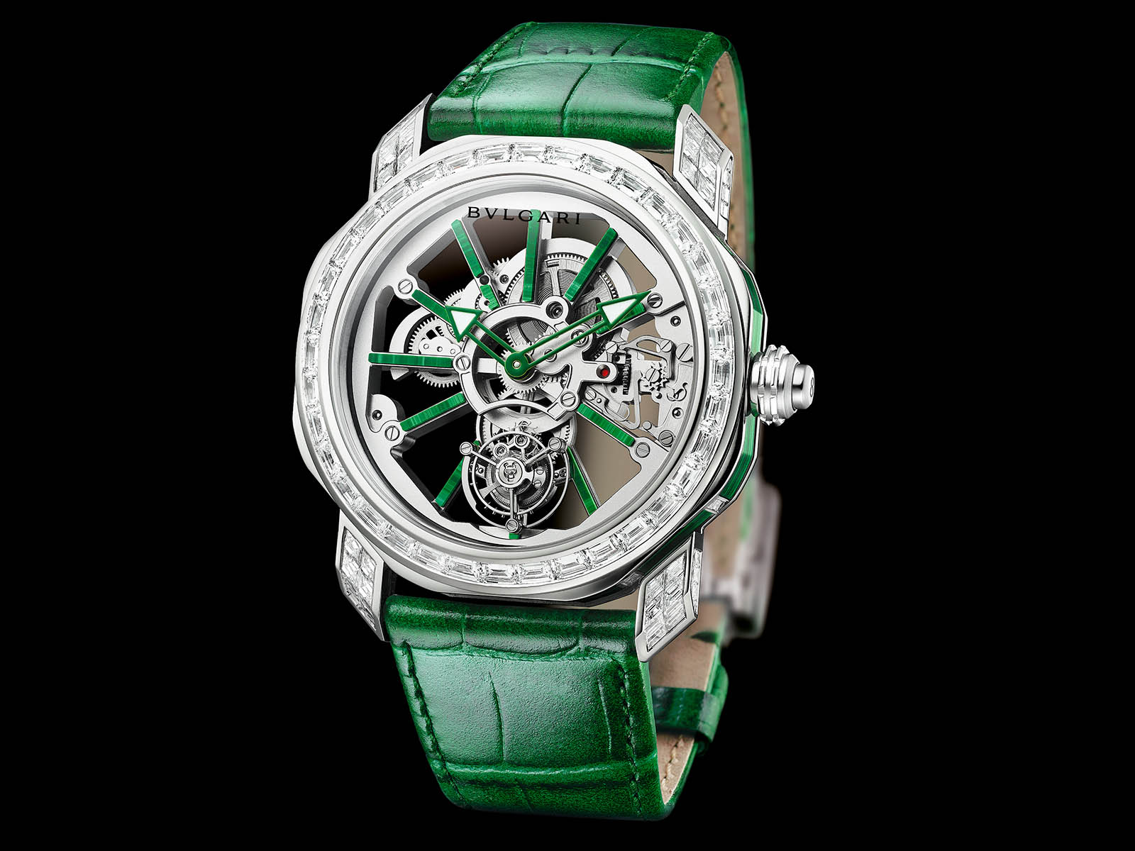 103231 | Tourbillon Sapphire Malachite | Octo Roma | Bulgari | Review