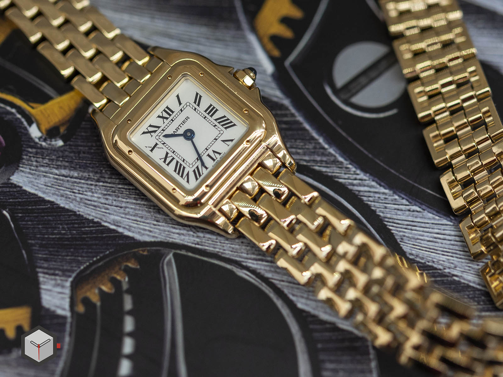 cartier gold watch used