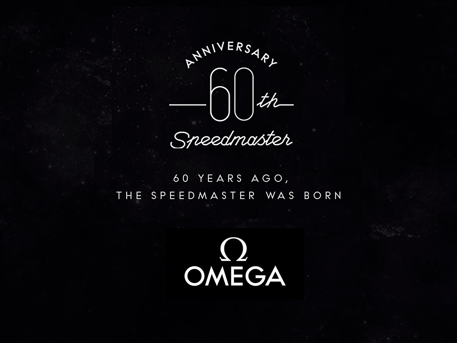 omega speedmaster 60th anniversary poster