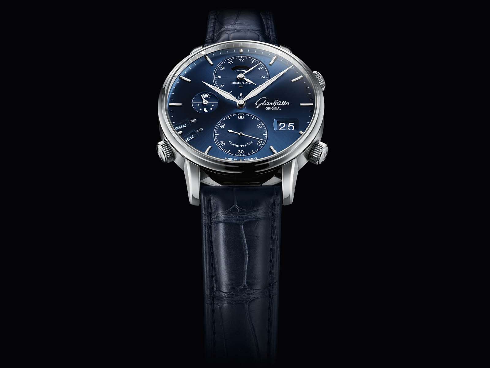 1 89 02 05 02 30 Midnight Blue Senator Cosmopolite Glashütte