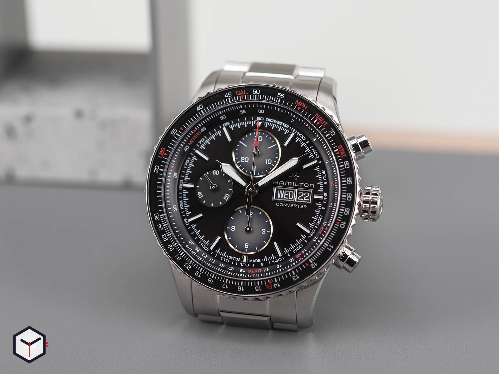 H76726130 Khaki Aviation Converter Auto Chrono Hamilton Review