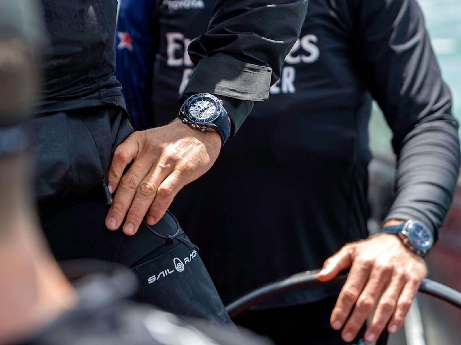 Omega seamaster planet ocean on wrist online
