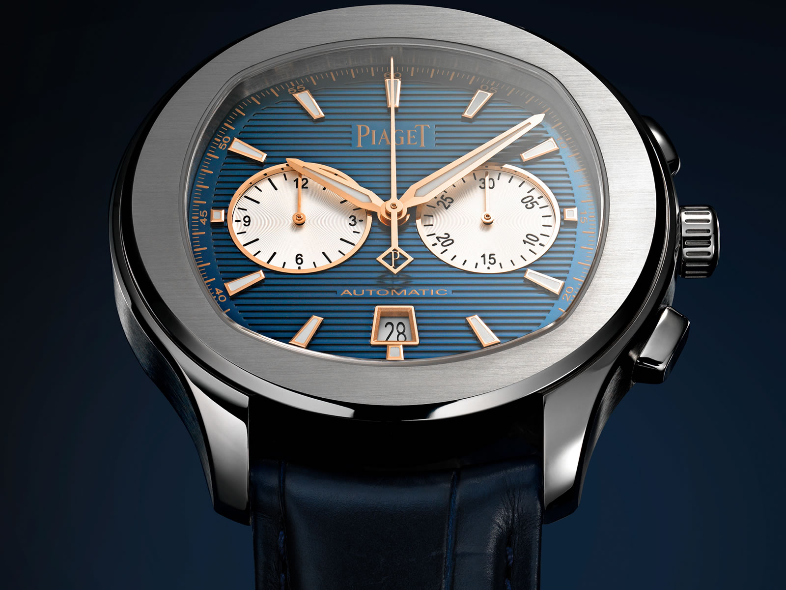 Piaget polo s blue top