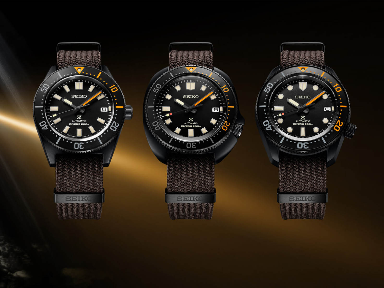 SPB253J1 | SPB255J1 | SPB257J1 | Seiko | New Dark Theme Seiko Diver