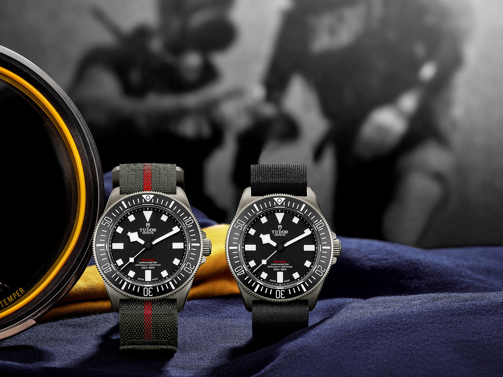 Tudor black online bay titanium