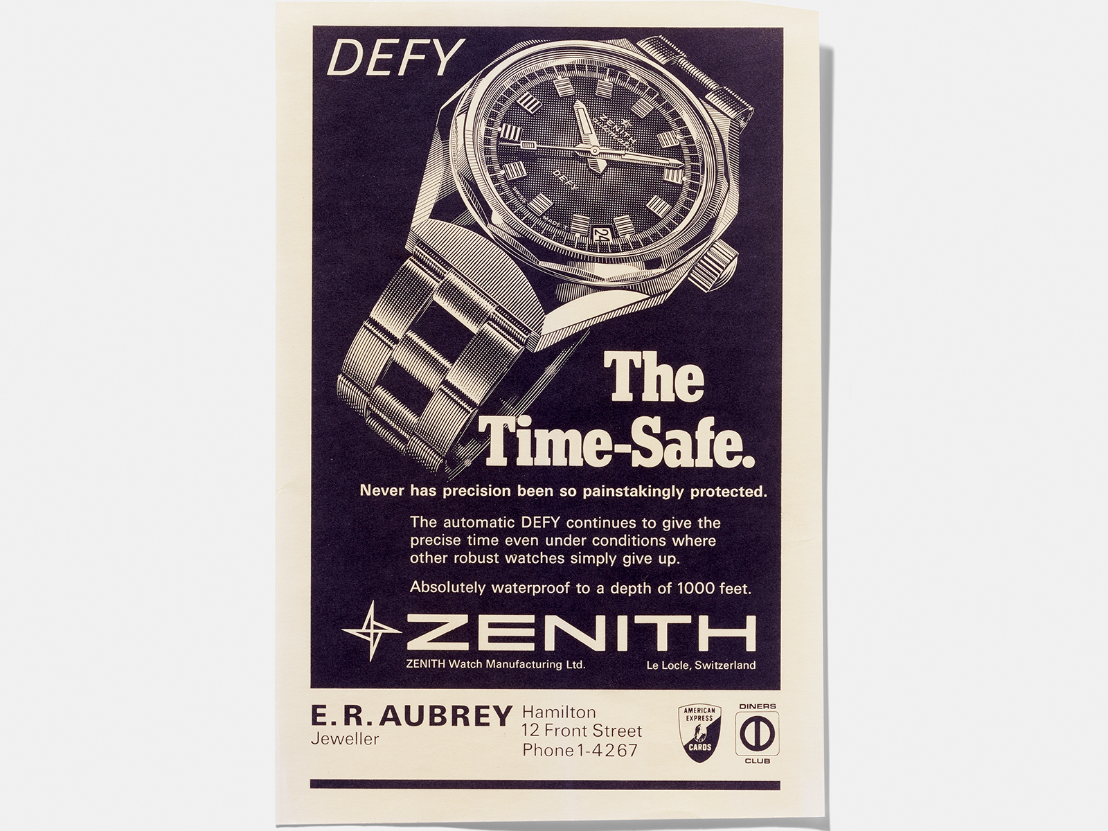 Zenith's New Revival A3642 Watch Brings Back Its Original Defy