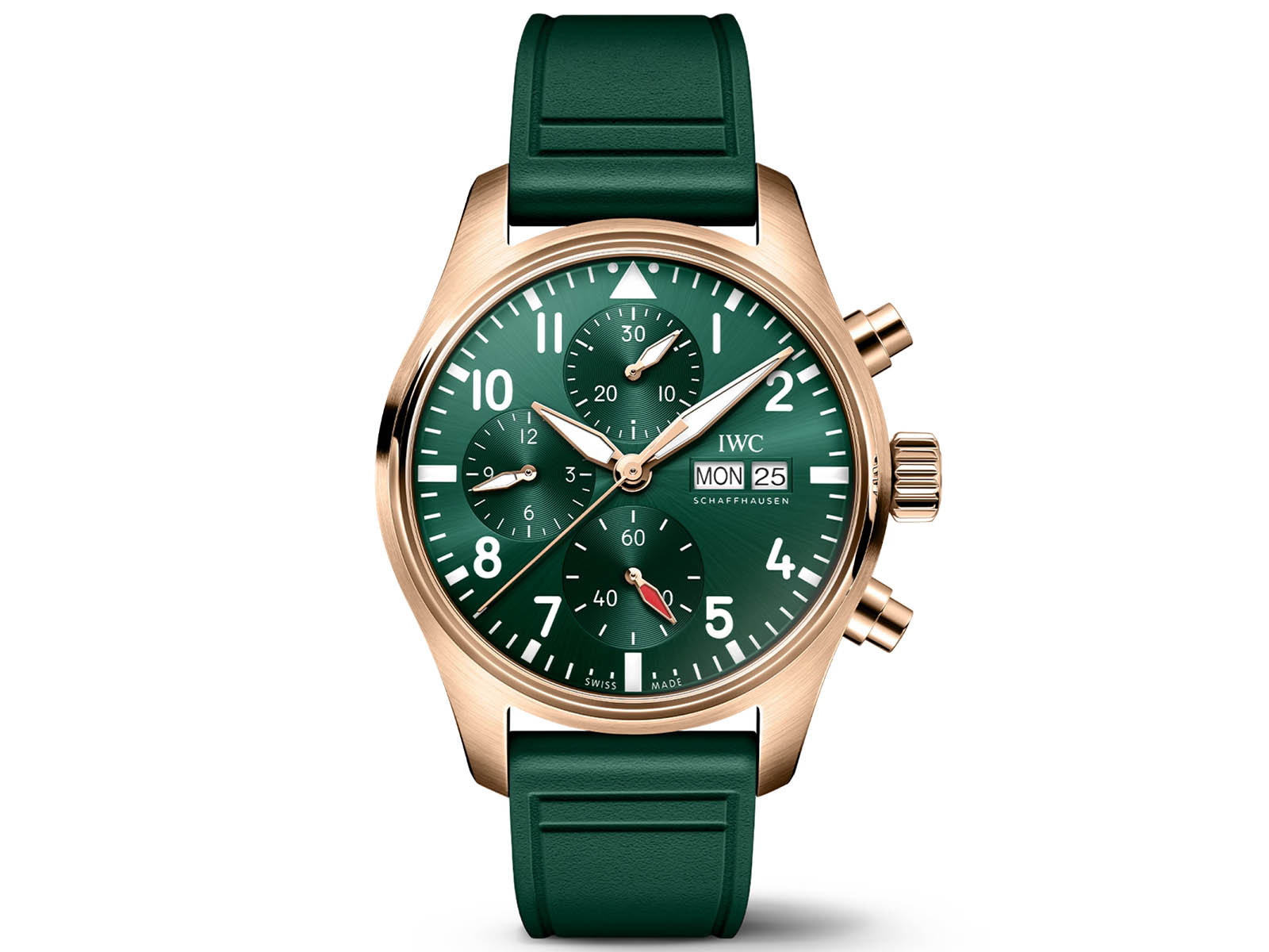 Iwc pilot top chronograph gold