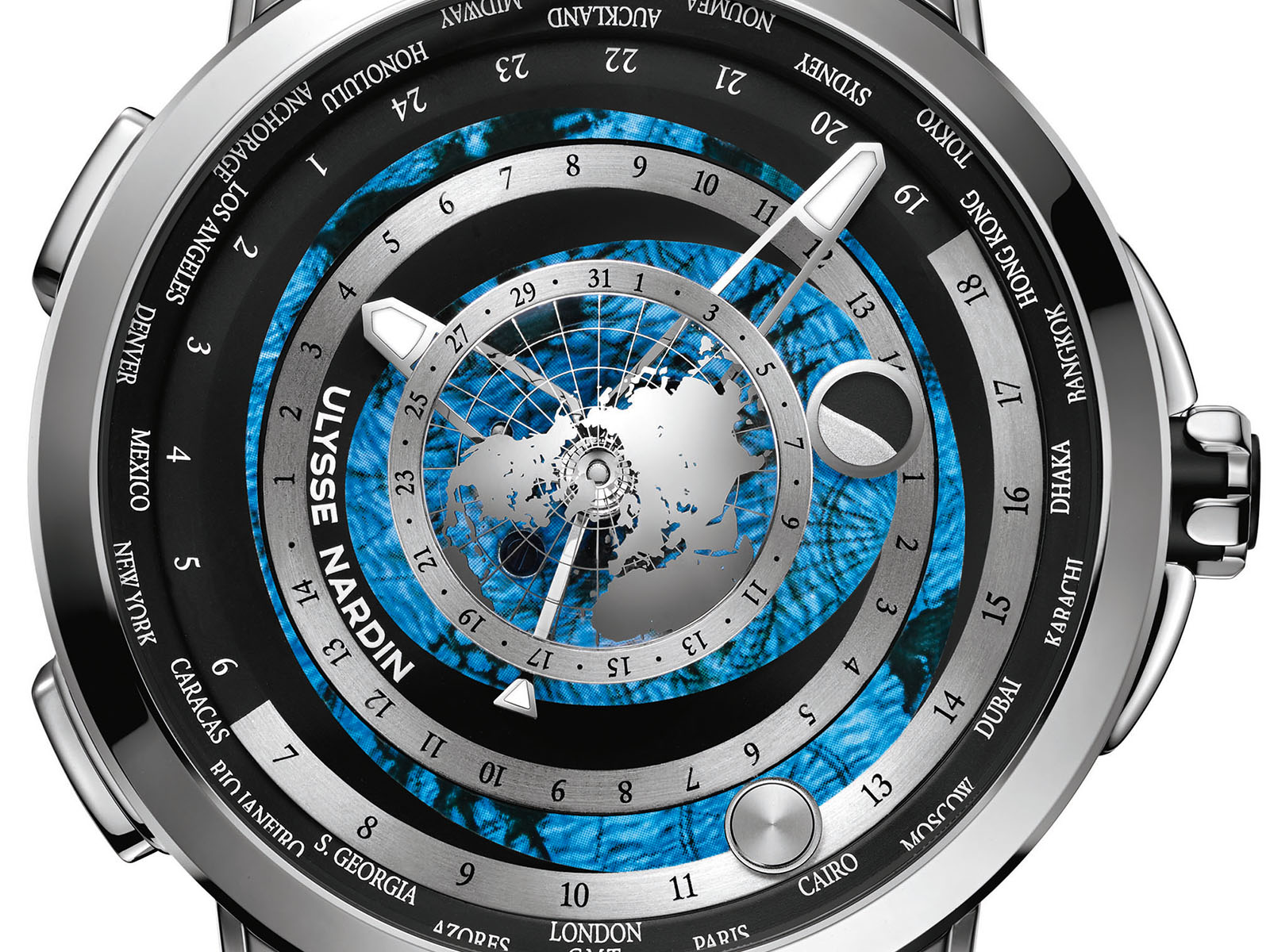 Ulysse Nardin Executive Moonstruck Worldtimer Horobox