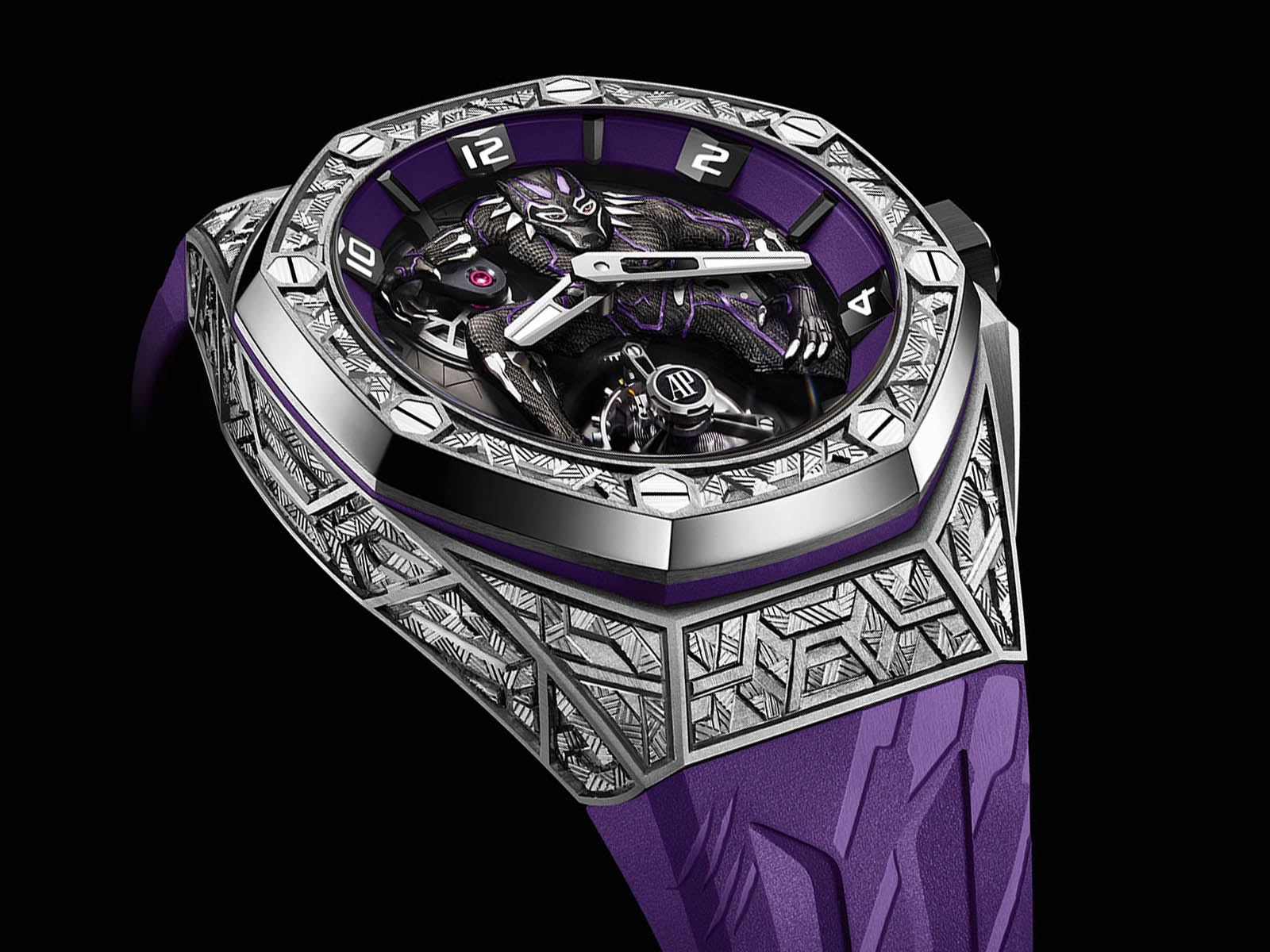 Audemars Piguet Black Panther Flying Tourbillon Royal Oak Concept  26620IO.OO.D077CA.01