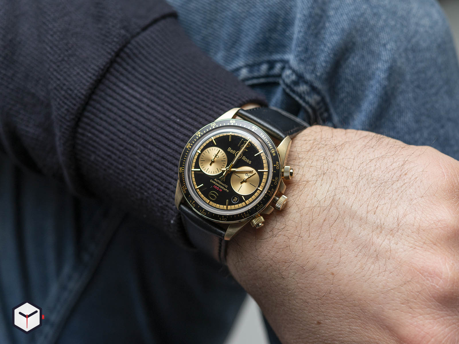 BR V2 94 Bellytanker Chronograph Bronze Bell Ross Baselworld 2019 nceleme Horobox