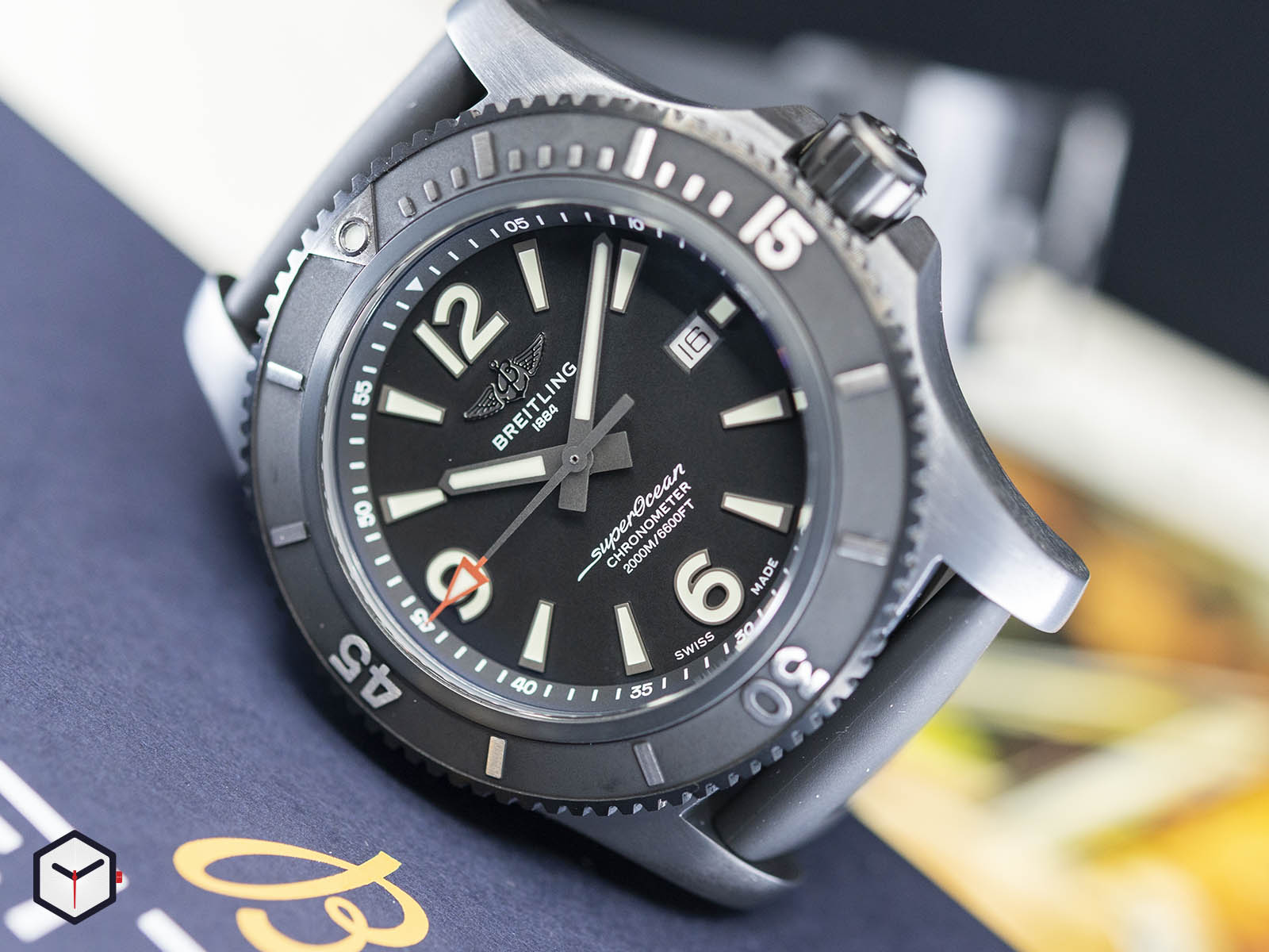 M17368B71B1S1 Automatic 46 Black Steel Superocean Breitling Review