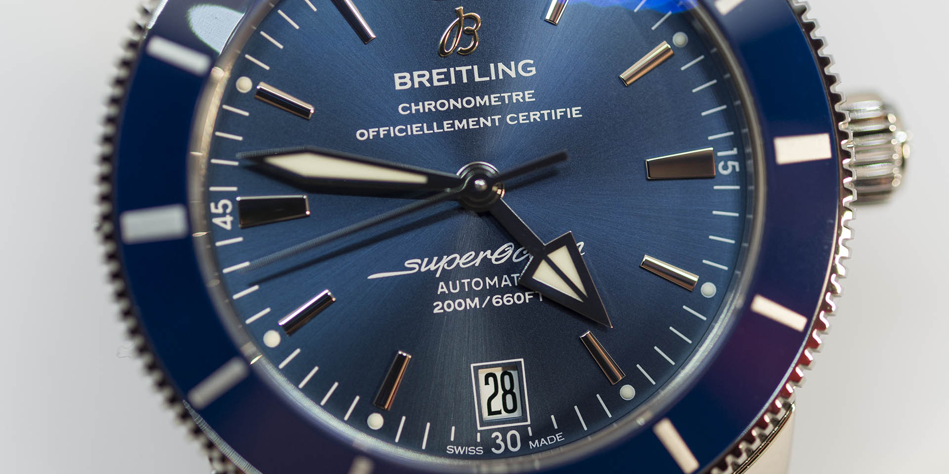 AB201016 C960 154A B20 Heritage II Superocean Gun Blue