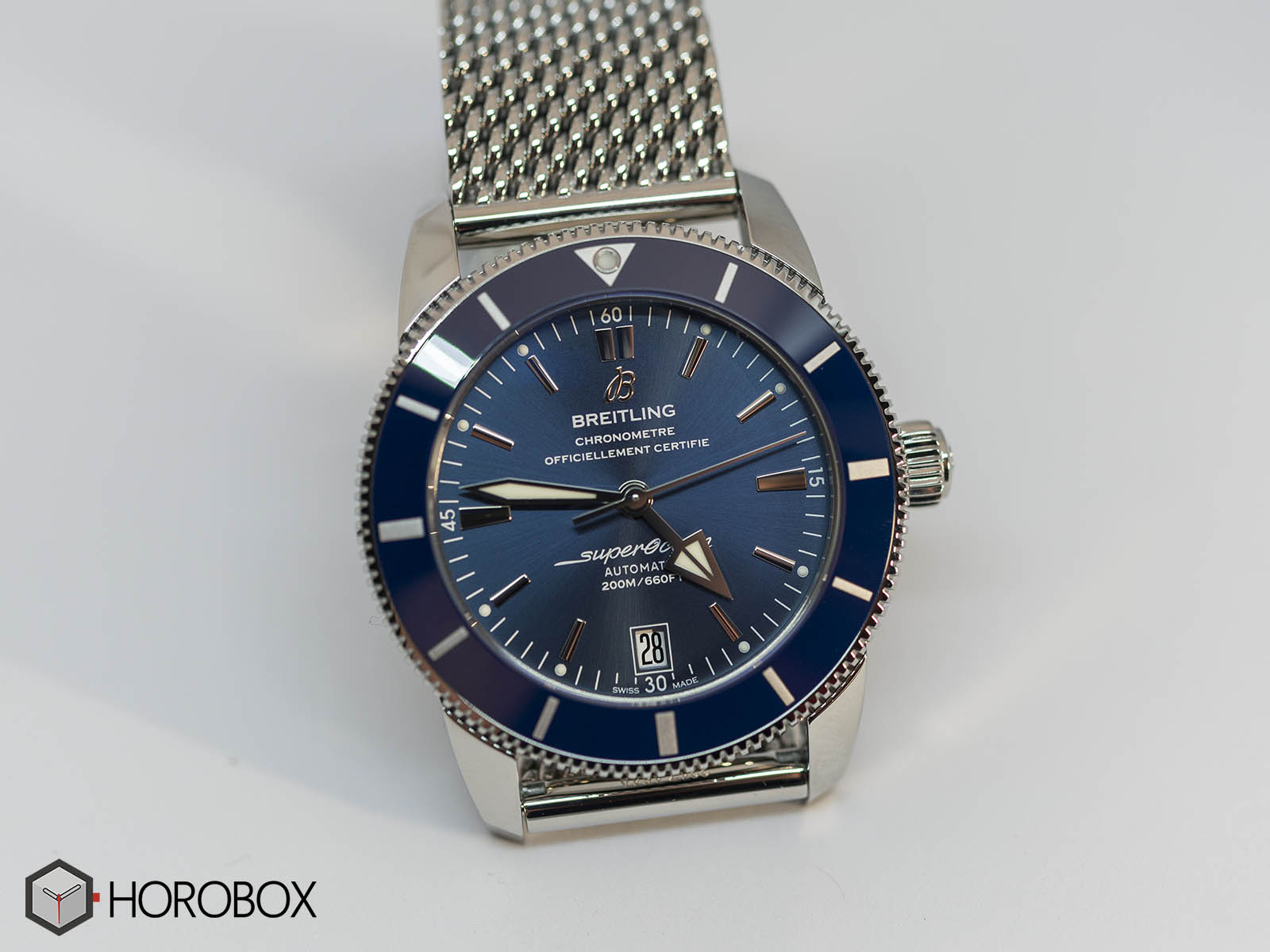 Breitling superocean 2025 gun blue