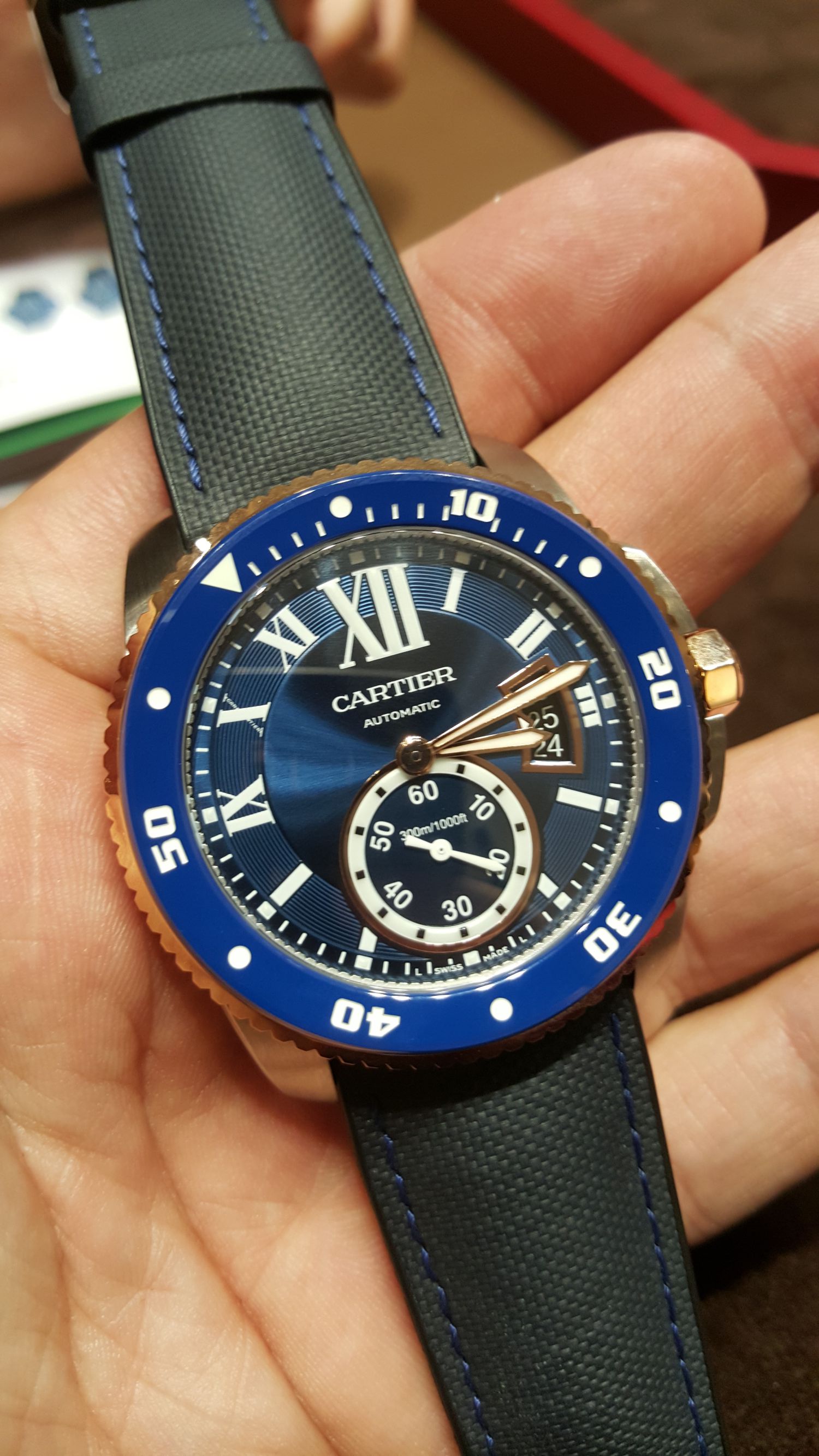 Cartier caliber diver sale