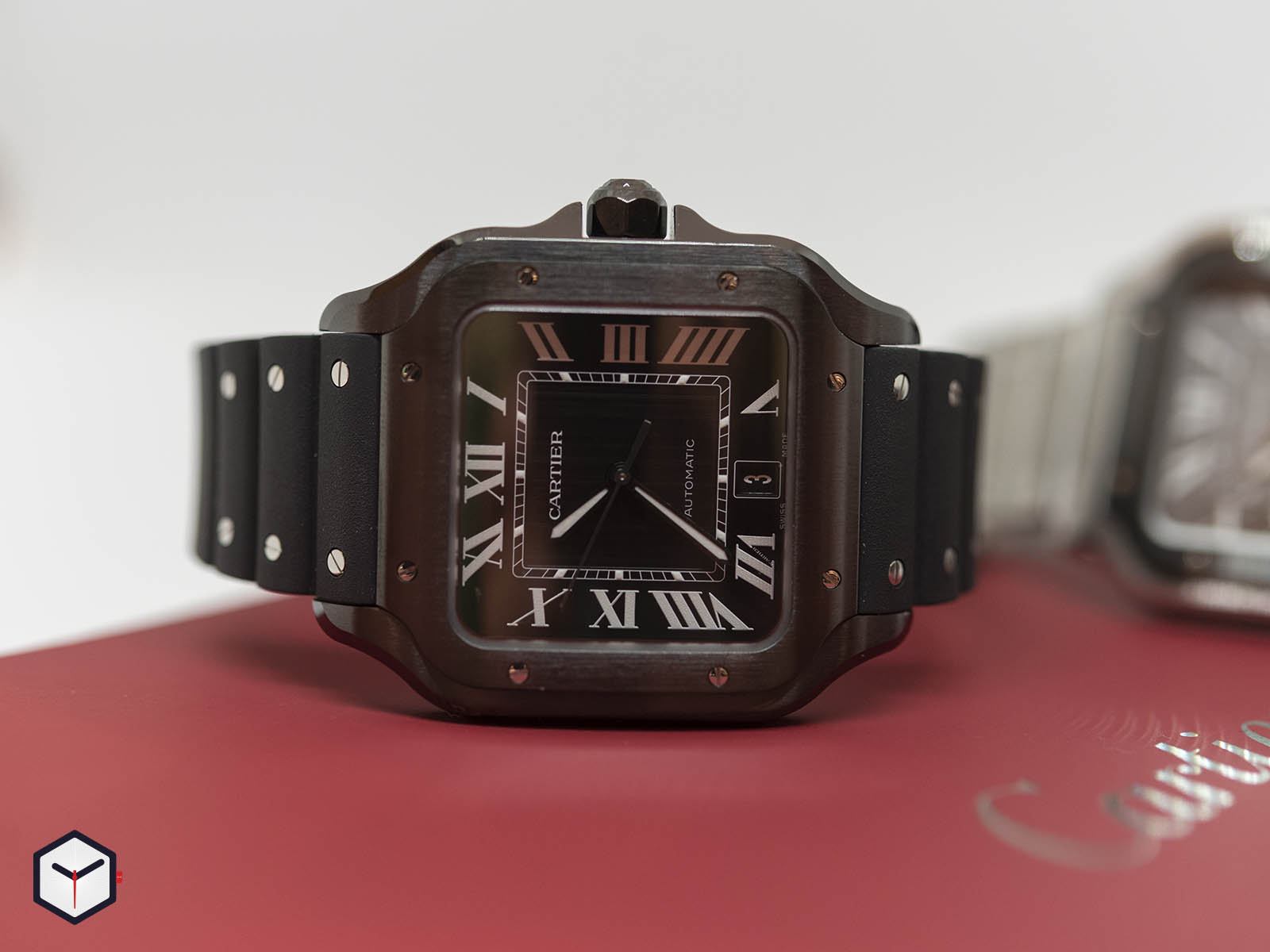 black cartier santos