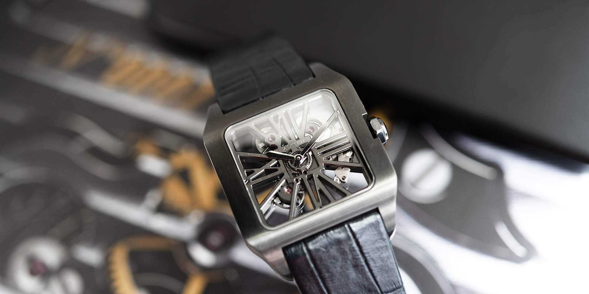 cartier santos dumont skeleton watch