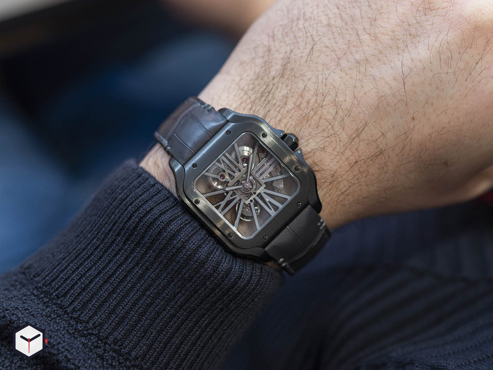 cartier santos skeleton adlc noctambule