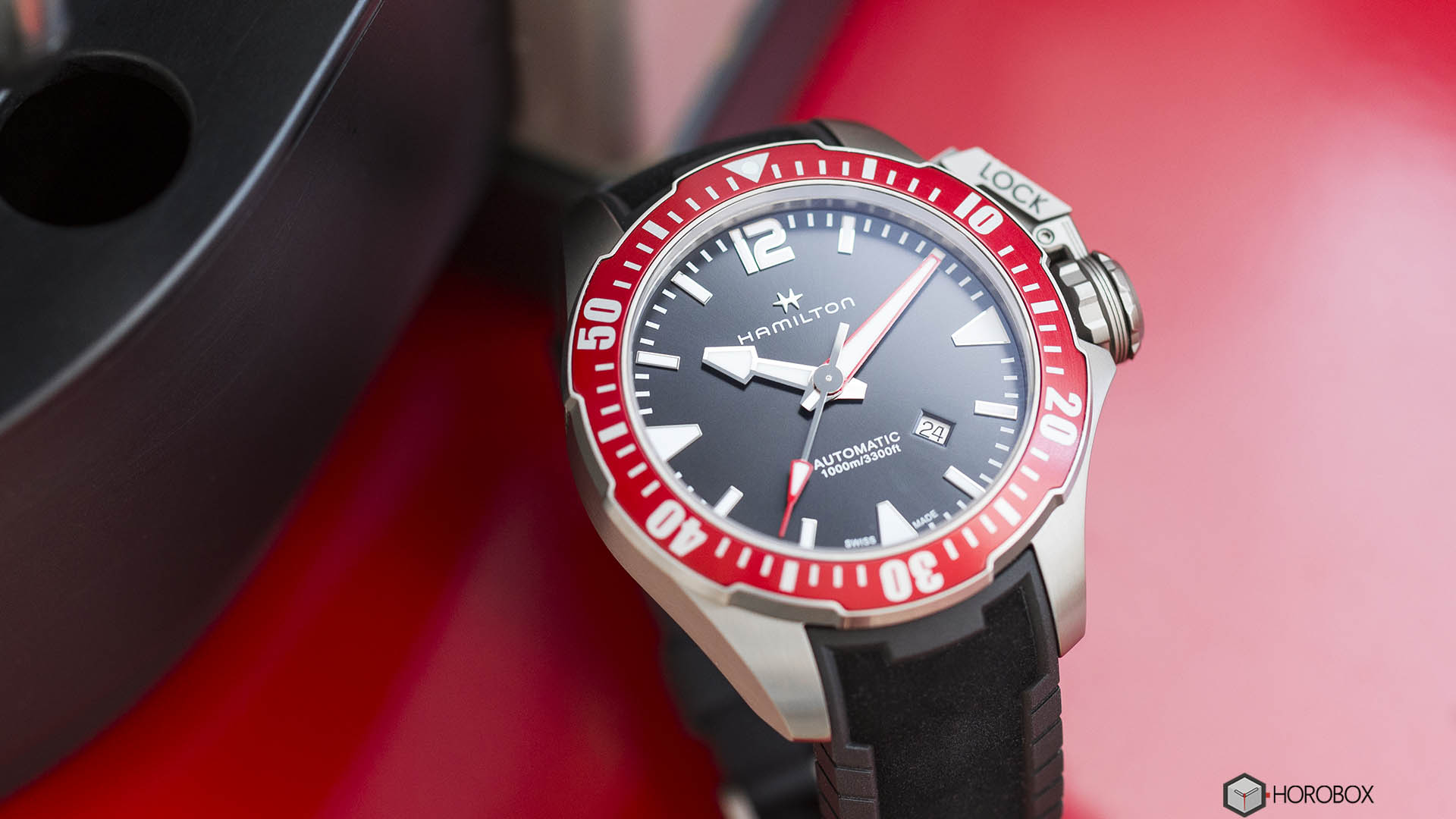 H77805335 Frogman Navy Khaki Hamilton Review Horobox