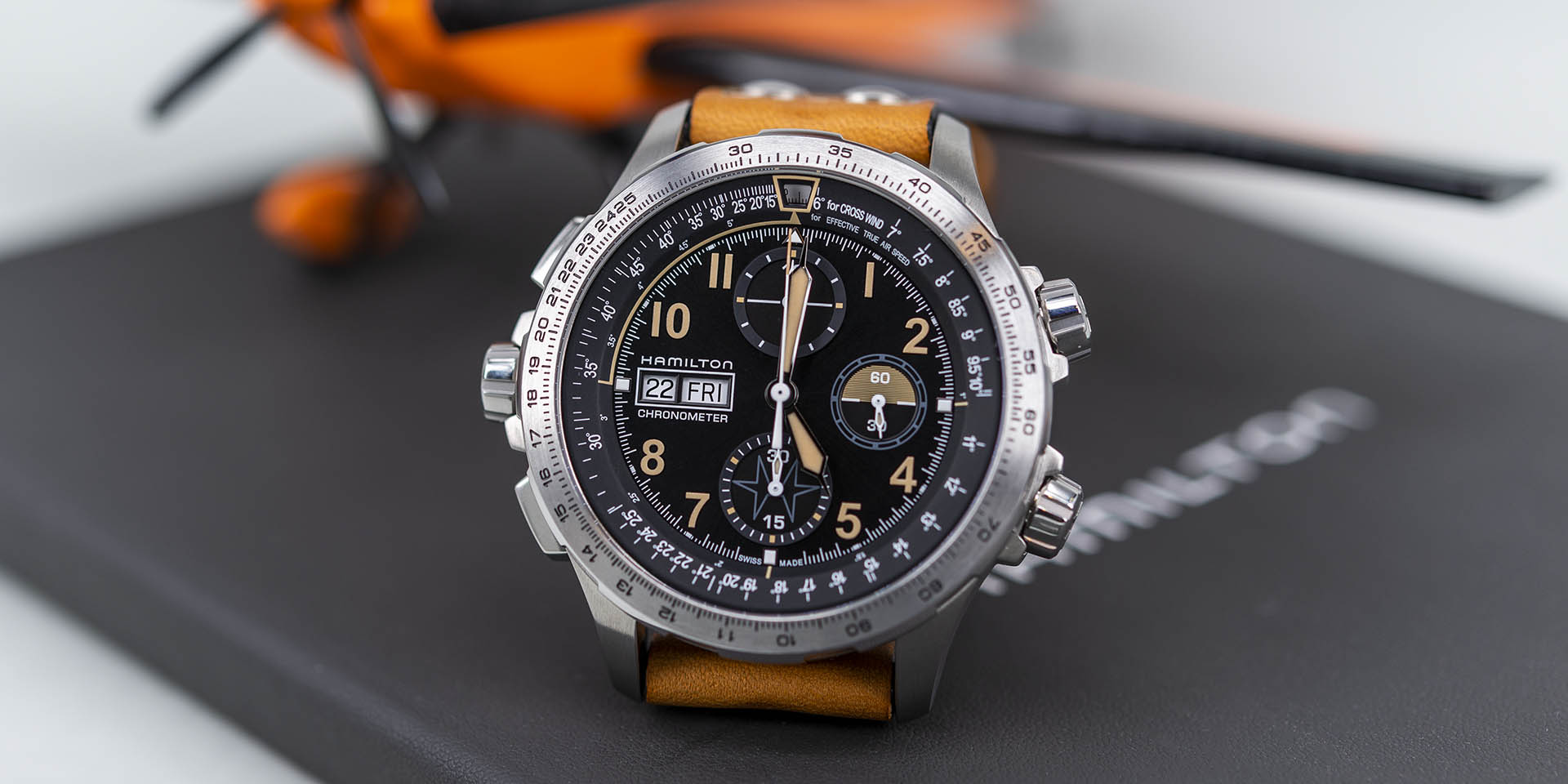 HAMILTON KHAKI AVIATION X-WIND AUTOMATIC CHRONOGRAPH 44mm 60 Hour