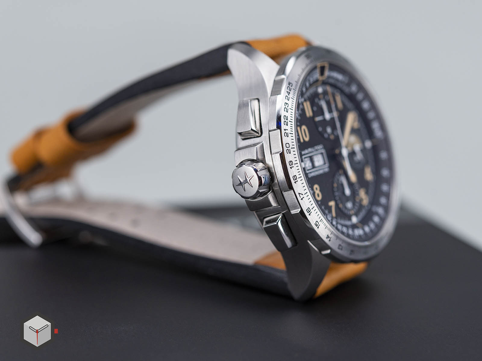H77796535 X Wind Auto Chrono Khaki Aviation Hamilton