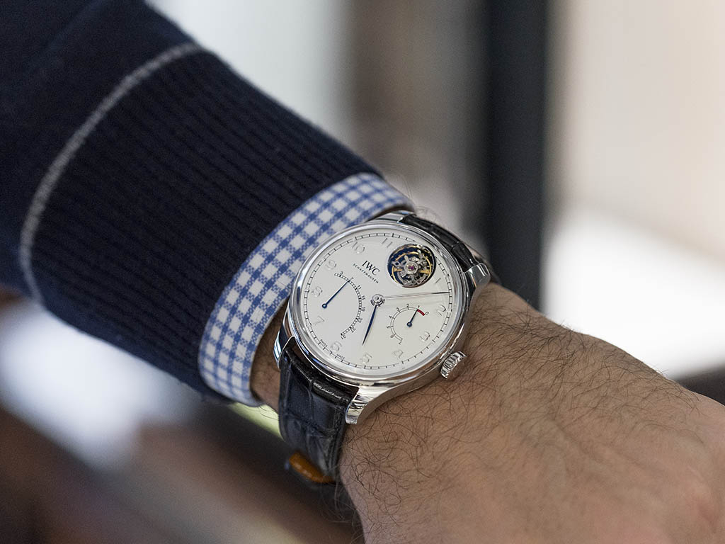 Iwc portugieser deals tourbillon mystere retrograde
