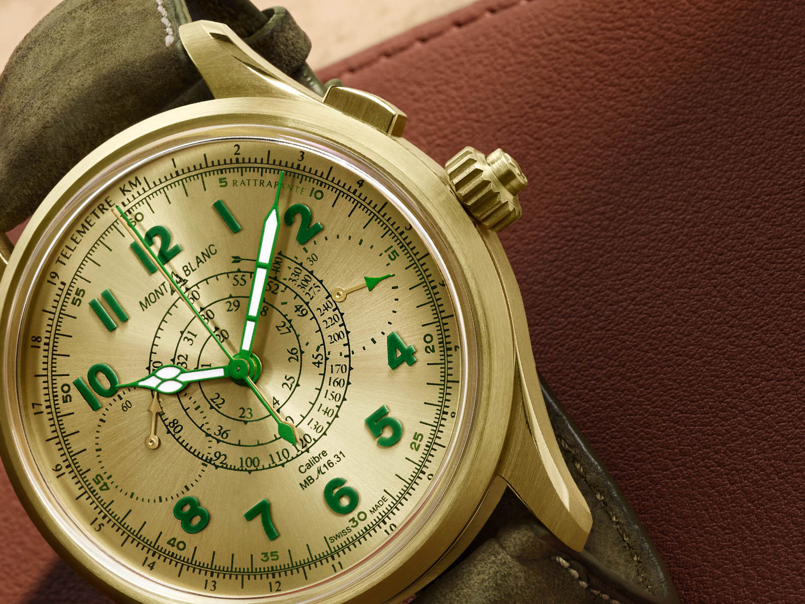 Montblanc 1858 split second online chronograph limited edition 100