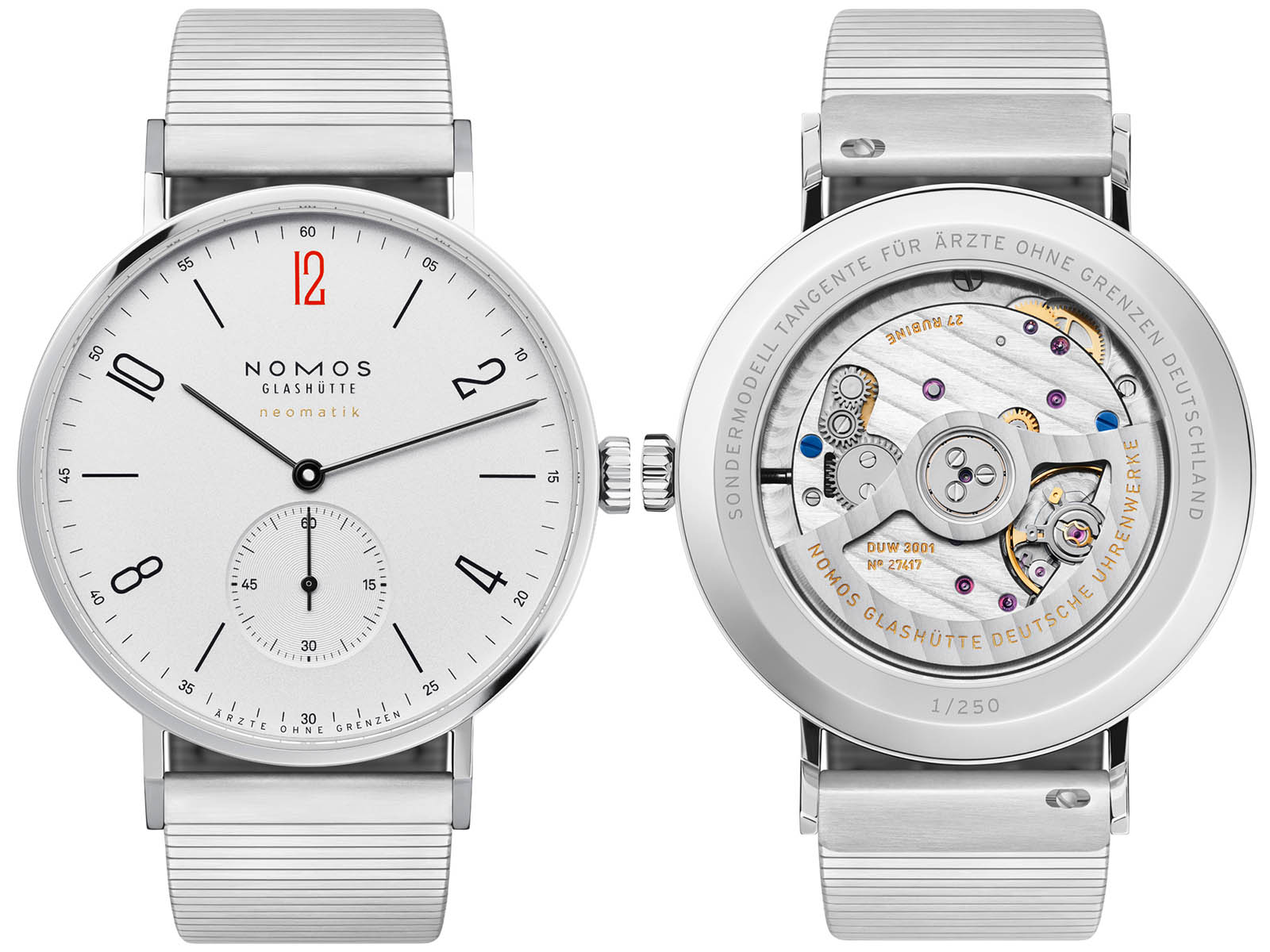 140.S2 175.S2 Medecins Sans Frontieres Neomatik Tangente Nomos Glashutte Review Horobox