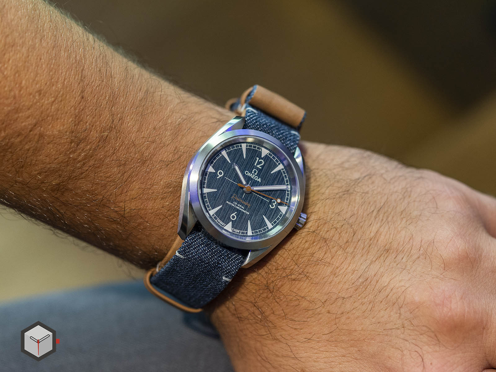 omega railmaster denim review