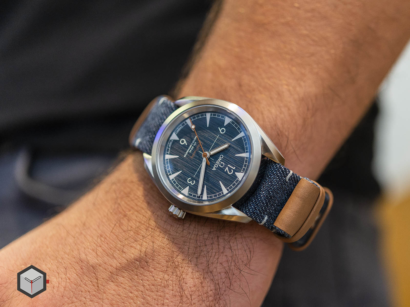 omega railmaster denim