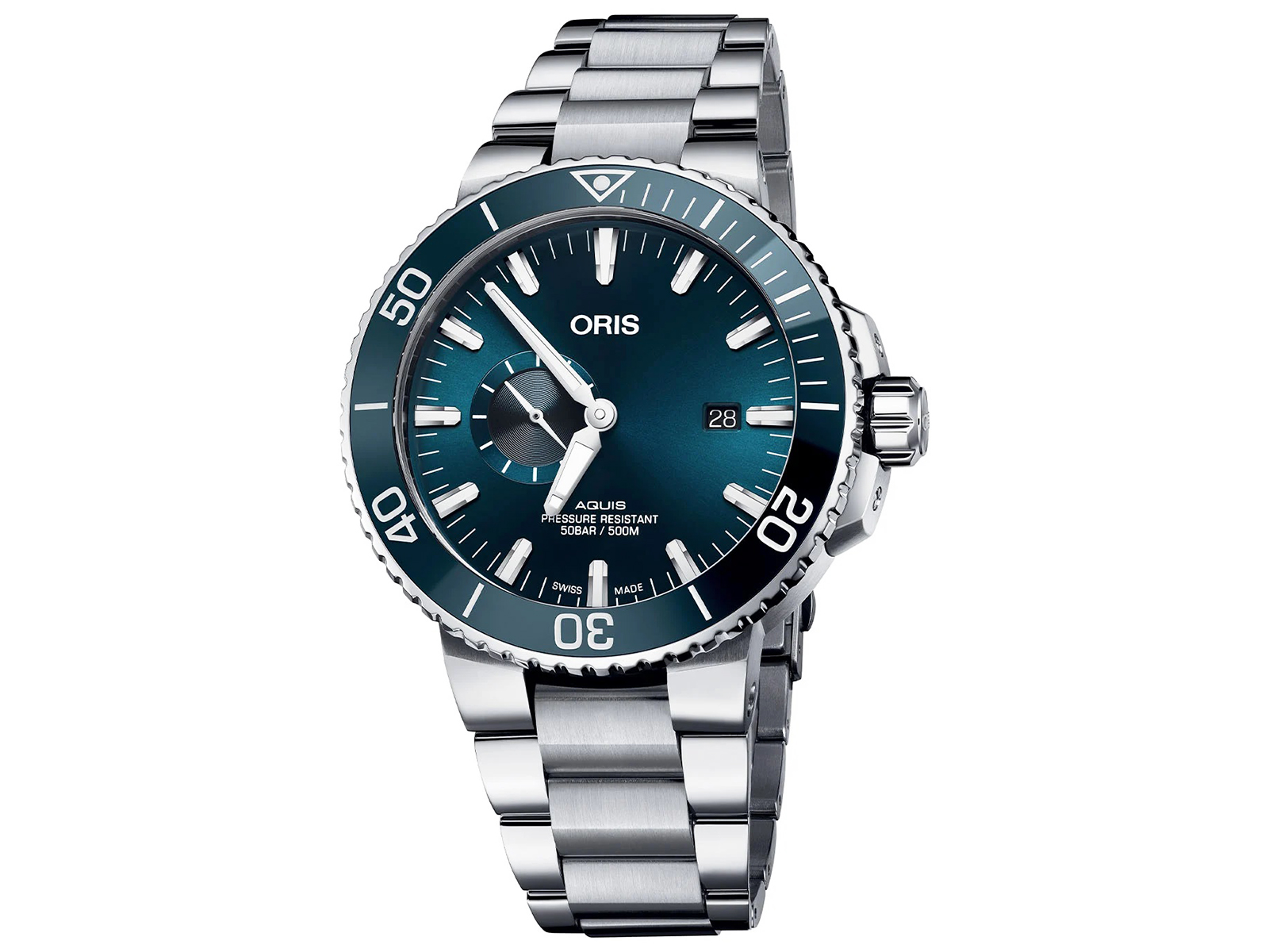Oris Aquis Small Second Date Blue Dial Review