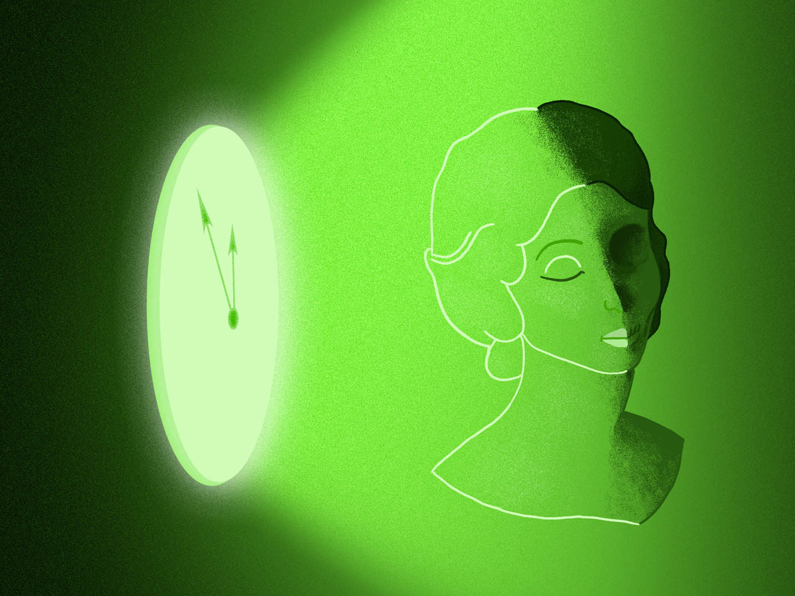 Radium glow outlet