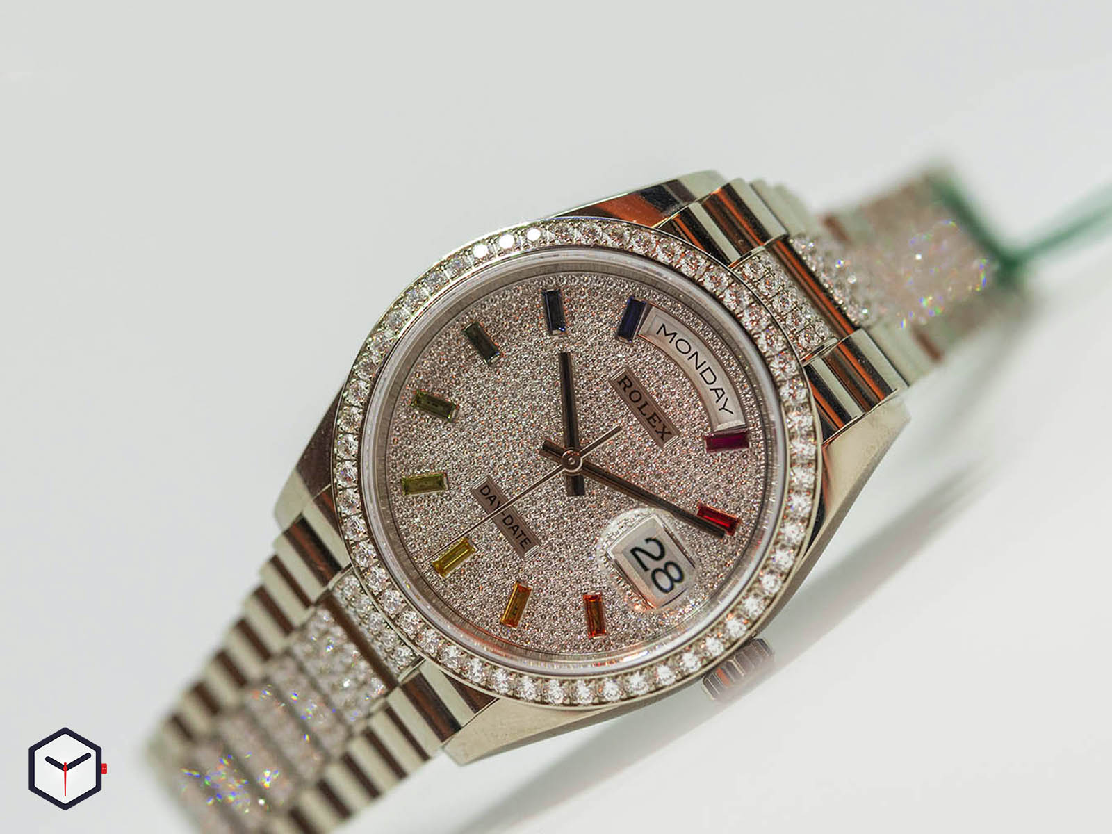 rolex rainbow day date