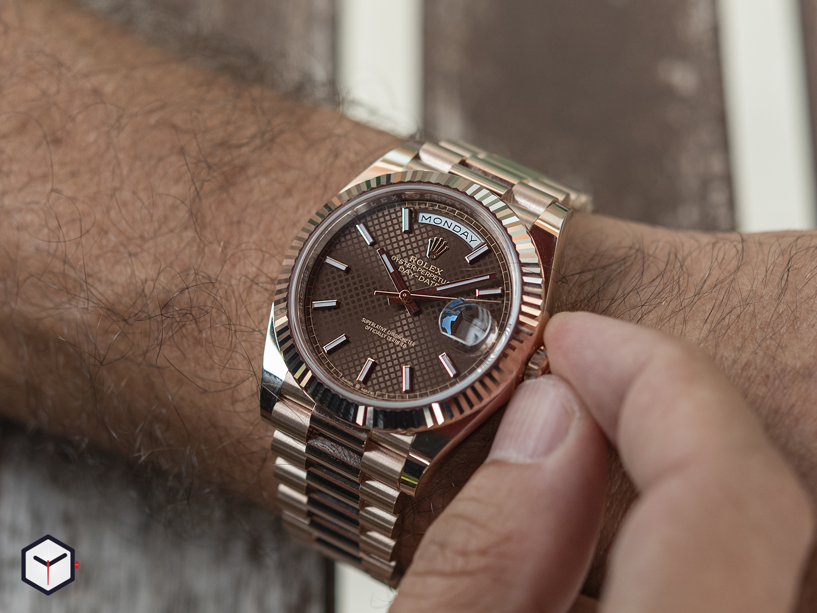 228235 | Day-Date | Chocolate Dial | Rolex |