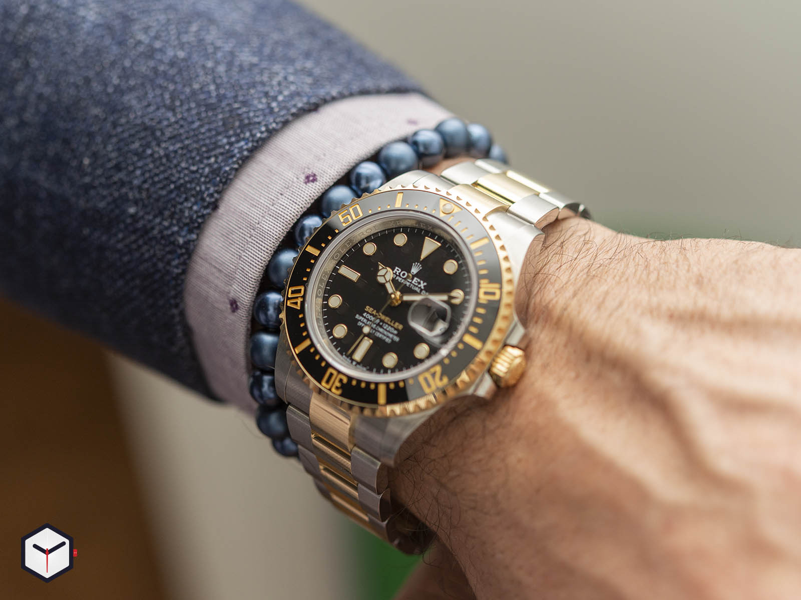 rolex sea dweller 43mm two tone