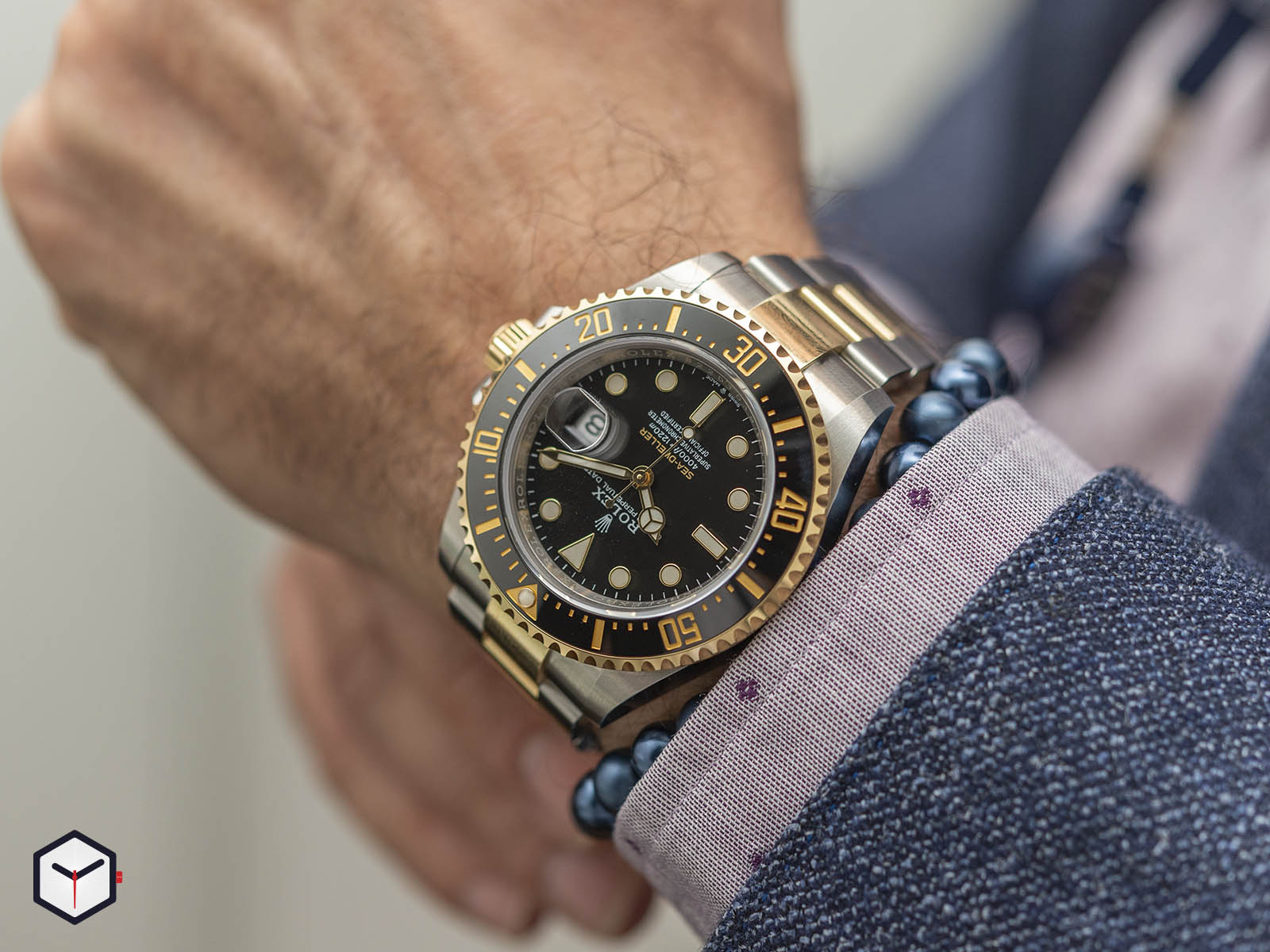 rolex sea dweller 2 tone