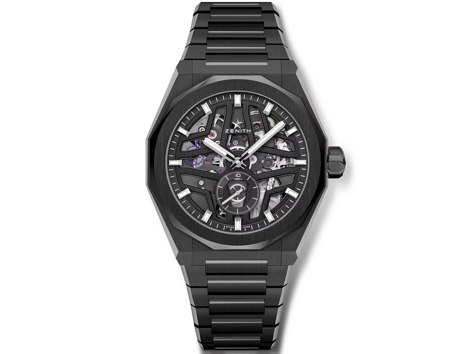 FS BNIB 2023 Zenith Defy Skyline CERAMIC SKELETON Black Dial