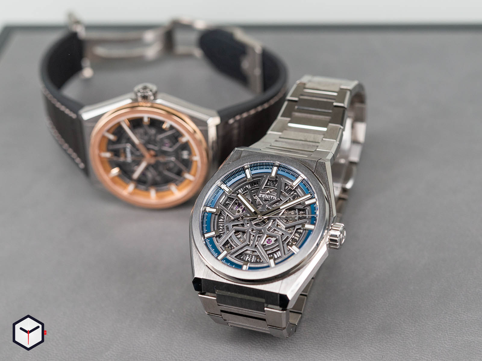  Zenith Defy Classic Titanium & Rose Gold Watch 87.9001