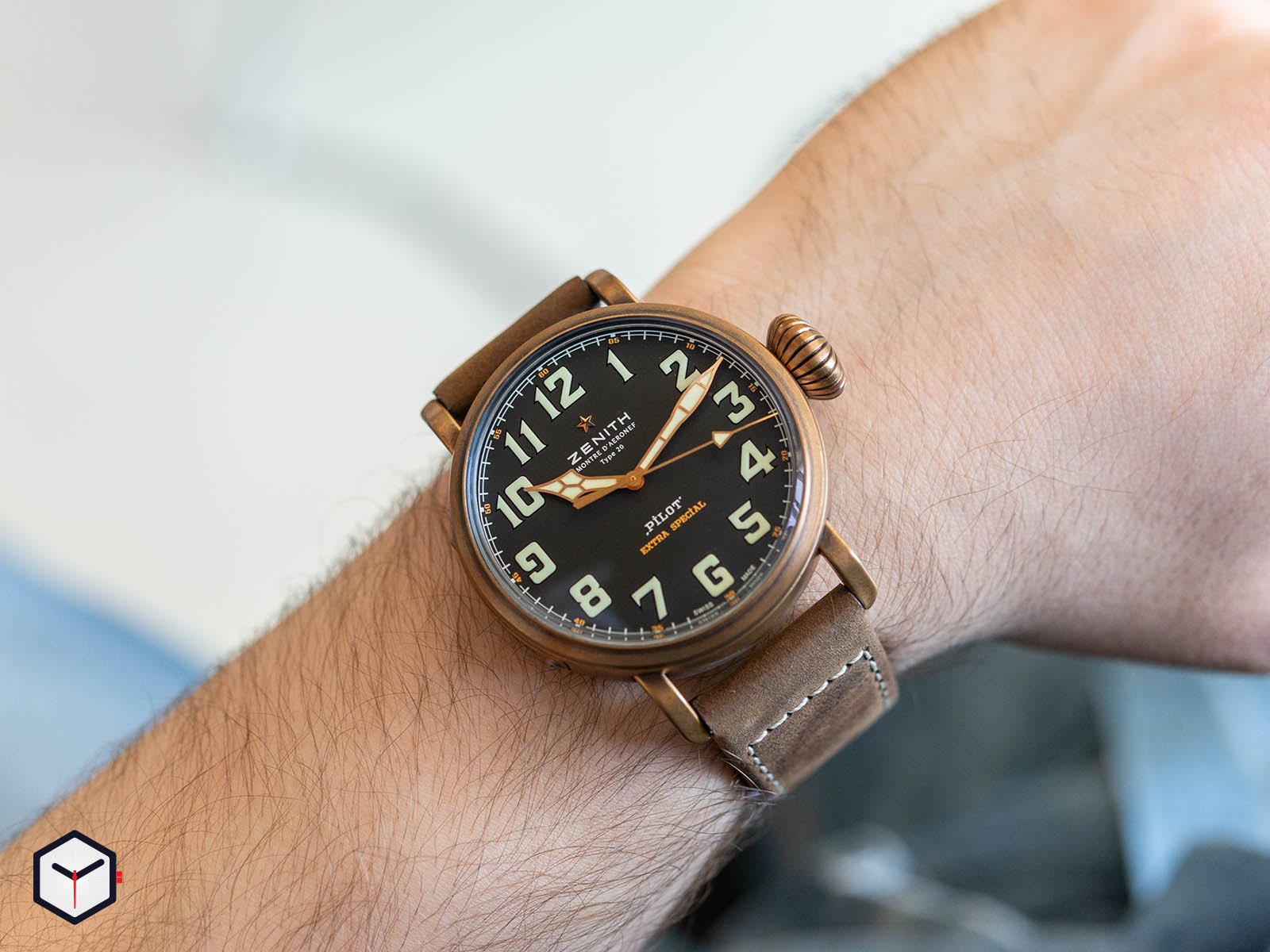Zenith top bronze watch