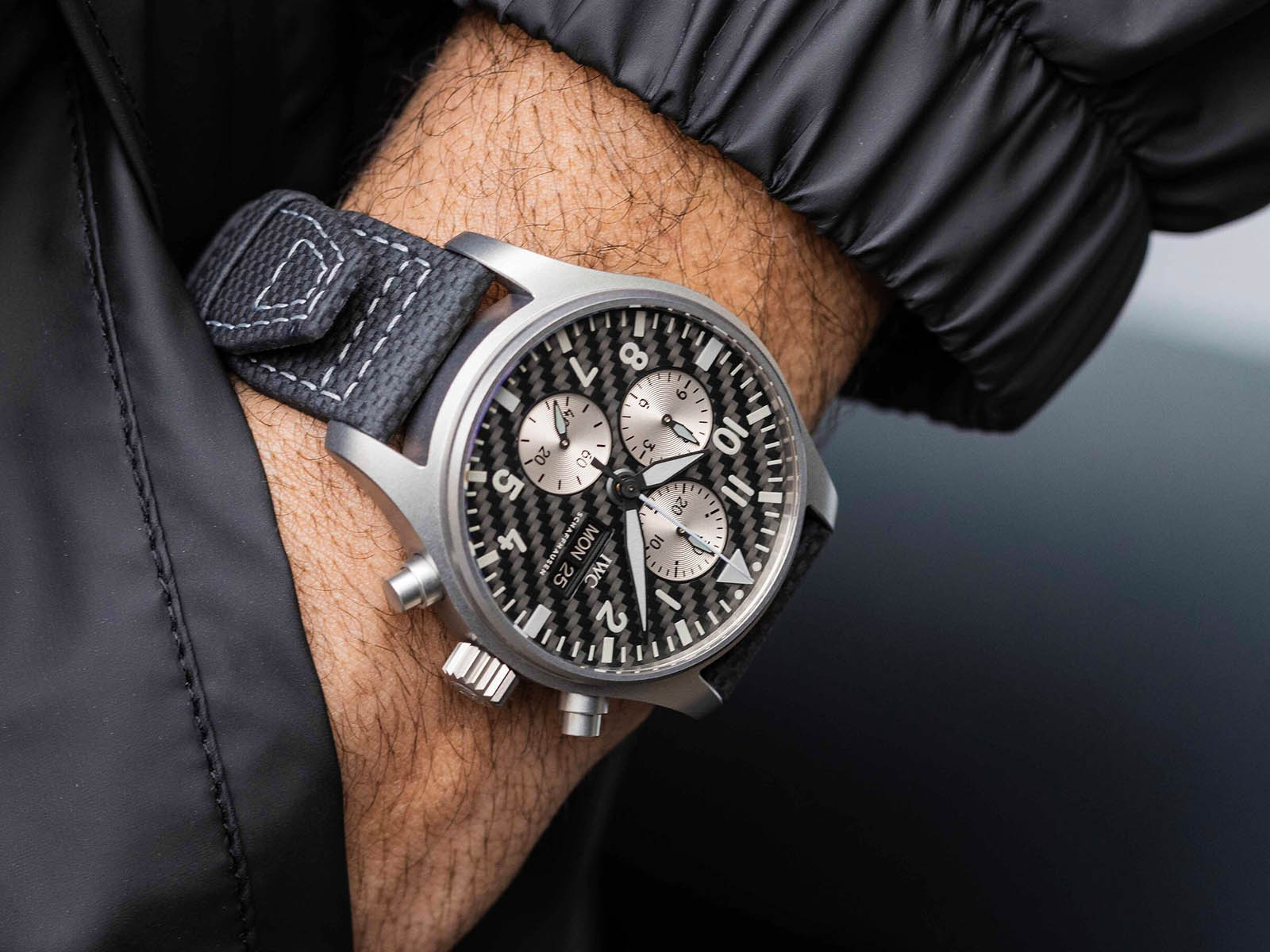 IW377903 Mercedes AMG Chronograph Edition Pilot s Watch IWC Review