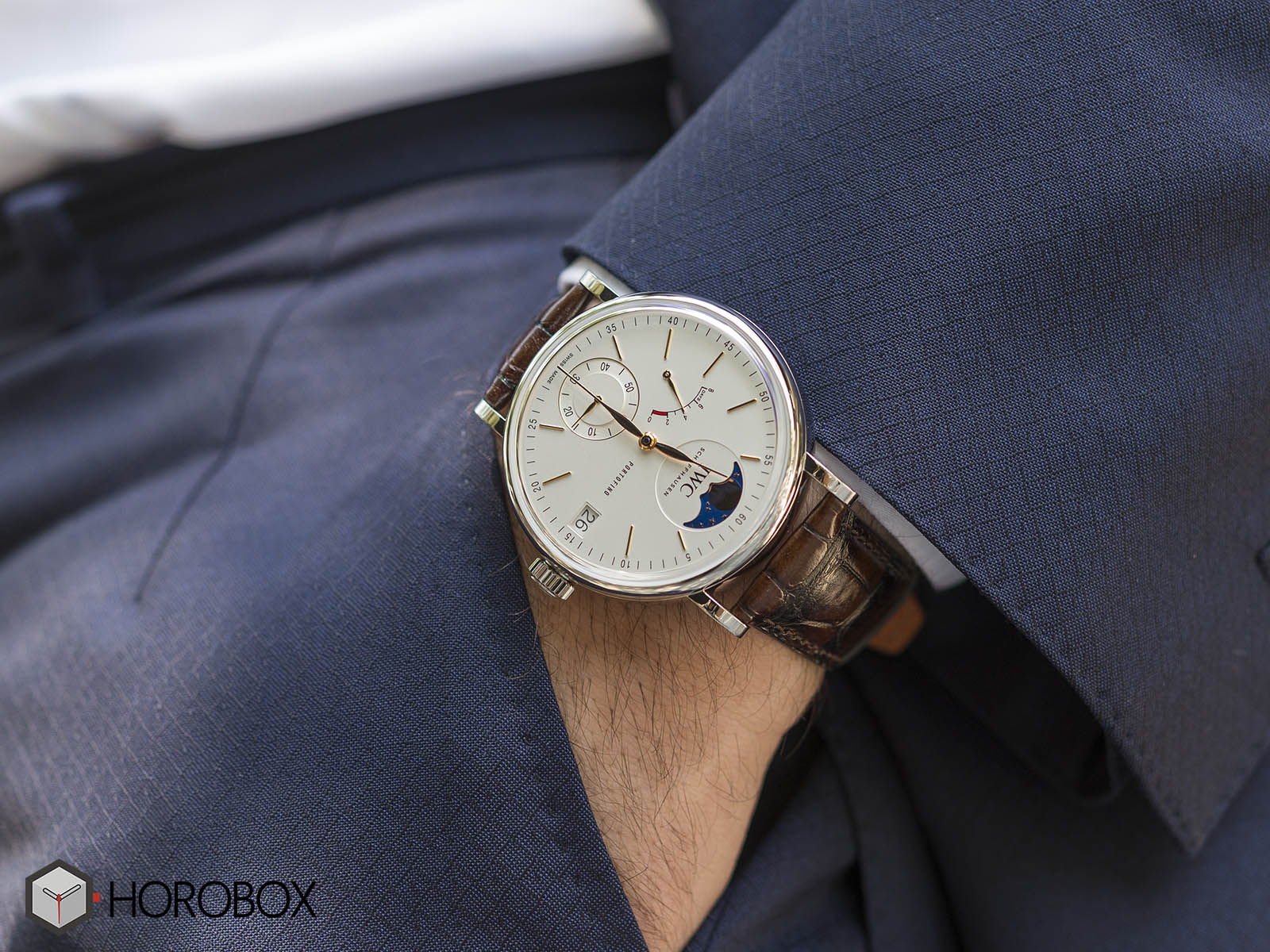 Ref. IW516401 IWC Portofino Hand Wound Moon Phase