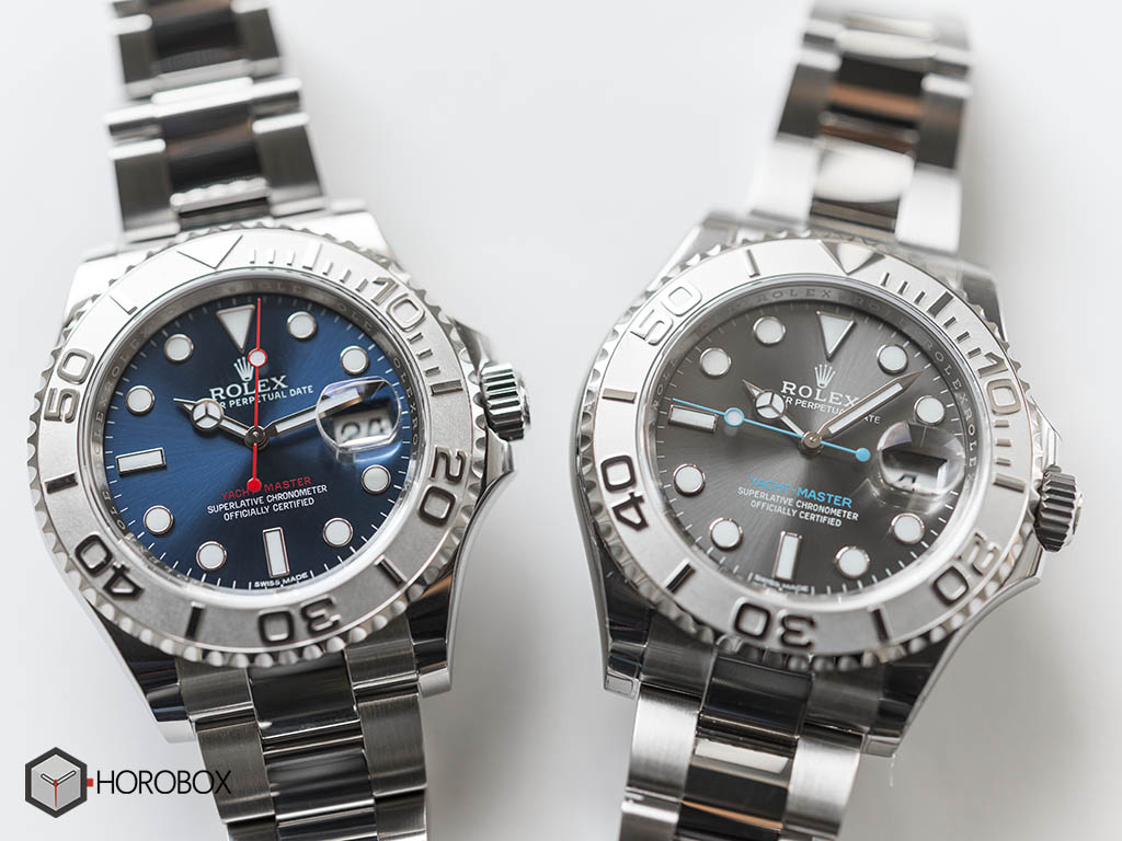 rolex yacht master blue dial review