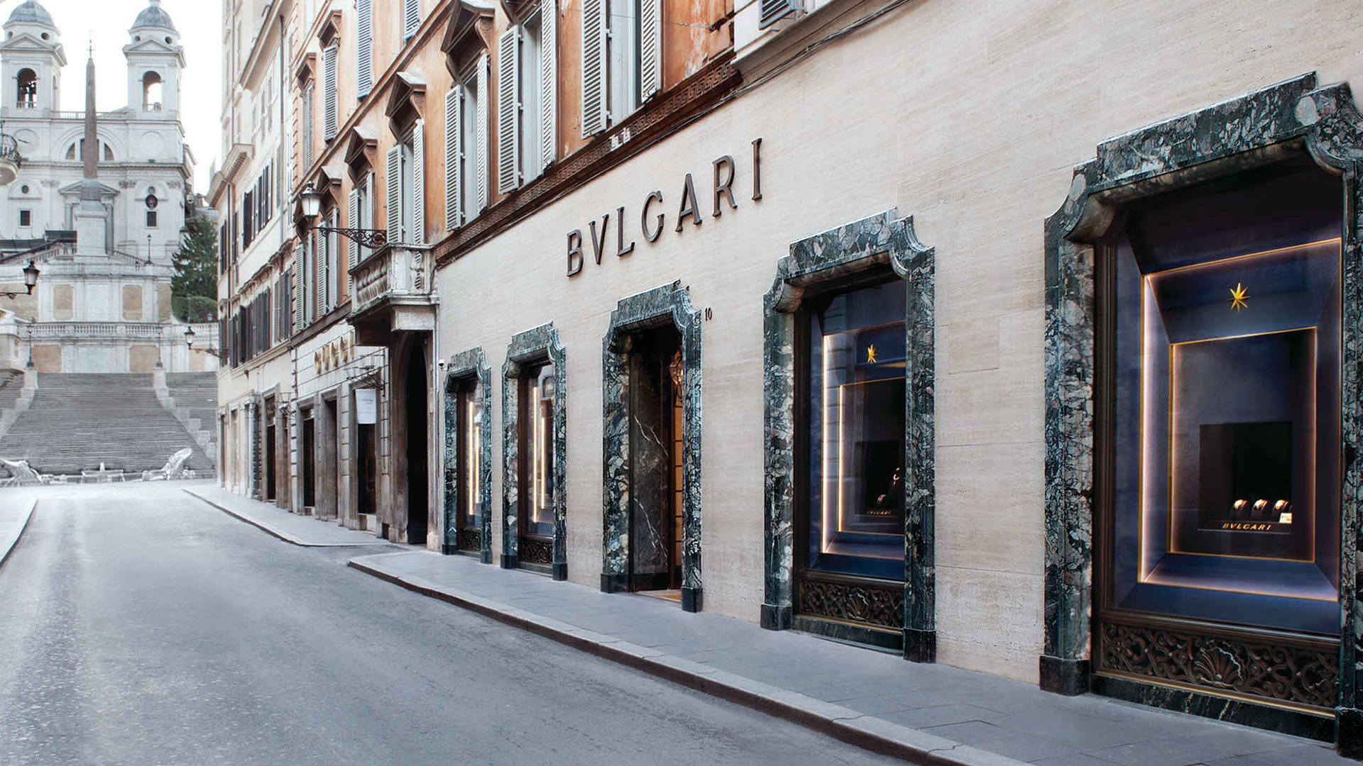 bulgari spanish steps