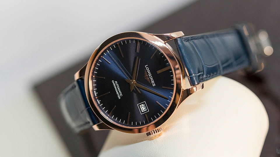 L2.820.8.92.2 18K Pink Gold Record Longines Baselworld