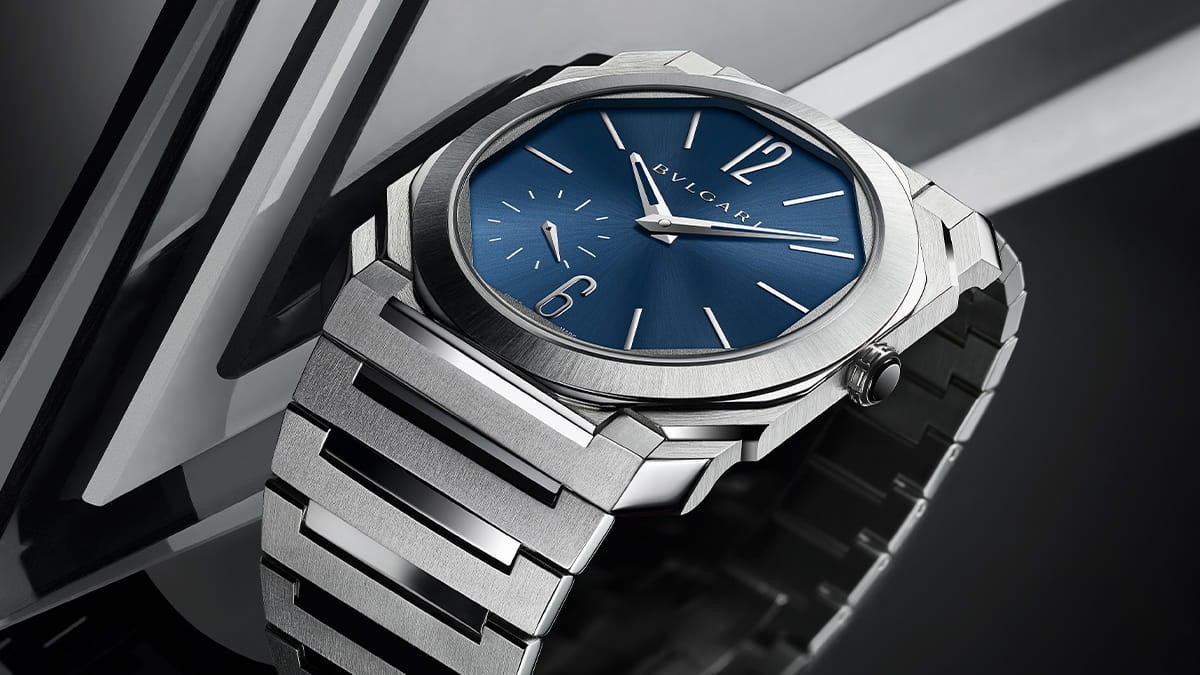 bvlgari blue dial