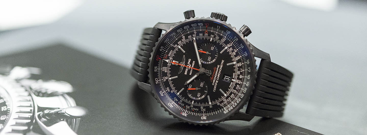 Breitling navitimer 46 blacksteel shop