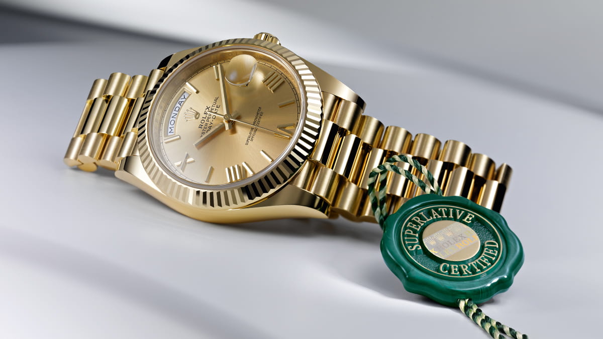 cartier solid gold watch