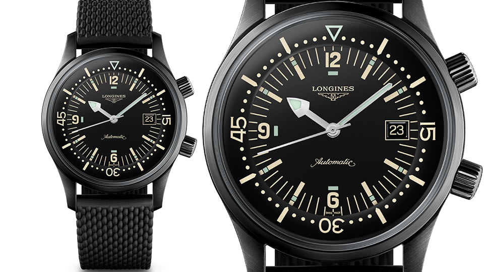 L3.774.2.50.9 Legend Diver PVD Heritage Longines Baselworld 2018 Review Horobox