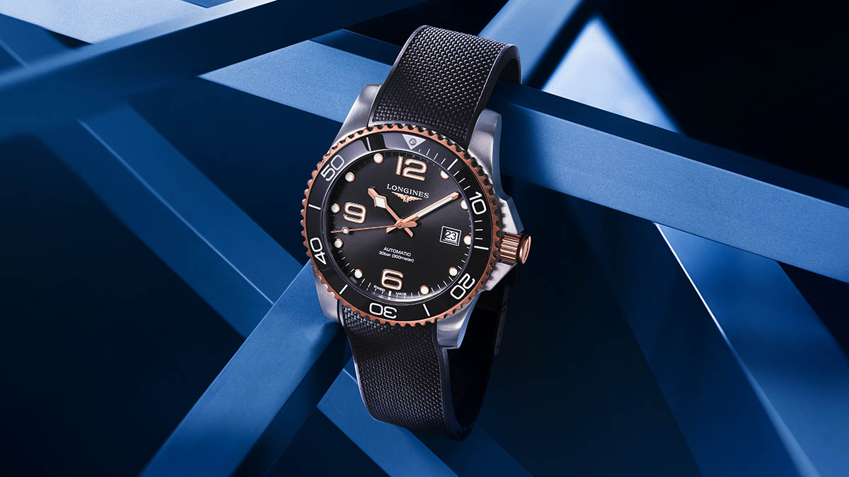Longines hydroconquest two tone automatic outlet