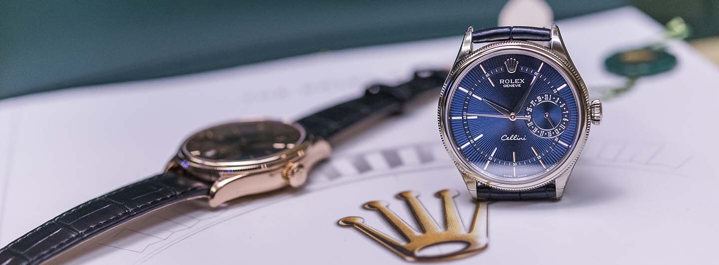 rolex cellini blue face