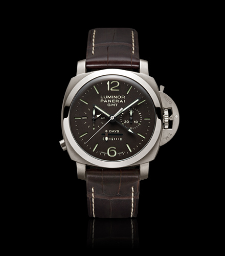 PAM00311 Luminor 1950 Chrono Monopulsante 8 Days GMT Titanio Panerai HOROBOX